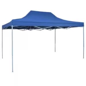 Image of Vidaxl Professional Folding Party Tent 3x4 M Steel Blue