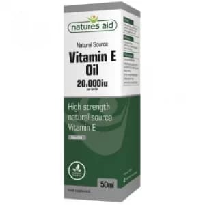 Image of Natures Aid Vitamin E Oil 20,000iu 50ml
