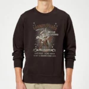 Image of Looney Tunes Wile E Coyote Guitar Arena Tour Sweatshirt - Black
