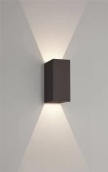 Image of LED Outdoor Up Down Wall 2 Light, Black, IP65