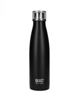 Image of Built Hydration Double Walled Stainless Steel 17Oz Water Bottle ; Black