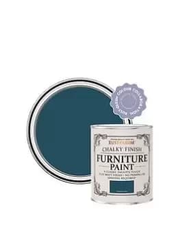 Image of Rust-Oleum Chalky Finish Wall Paint In Commodore Blue - 2.5-Litre Tin