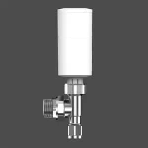 Image of VURTU23 Thermostatic Radiator Valves with Bluetooth Control in White - Pair