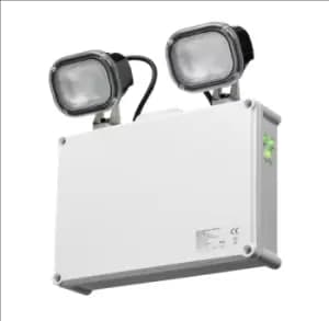 Image of KnightsBridge 230V IP65 2 x 3W LED Twin Emergency Spotlight - Self Test