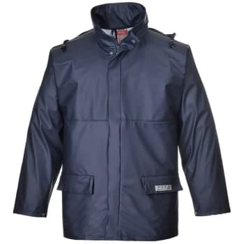 Image of Portwest - FR46NARM - sz M Sealtex Flame Jacket - Navy