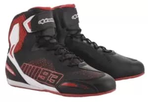 Image of Alpinestars Austin Knitted Black White Red Riding US 12.5