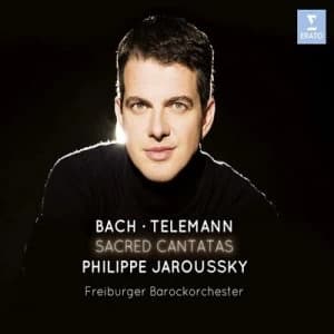 Image of Bach/Telemann Sacred Cantatas by Johann Sebastian Bach CD Album