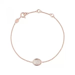 Image of Ladies Links Of London Sterling Silver Diamond Essentials Bracelet