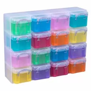 Image of Really Useful Box Organiser 0.14L, Rainbow