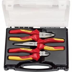 Image of Draper Expert 3 Piece Ergo Plus VDE Insulated Slimline Plier Set