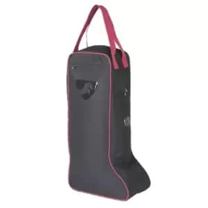 Image of Aubrion Logo Boot Bag (One Size) (Charcoal)