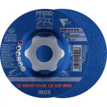 Image of PFERD 64189125 Grinding disc Ø 125mm 10 pc(s)