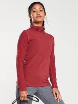 Image of Nike Training Pro Velour Top - Cedar