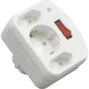 Image of REV 00135501 Socket splitter White