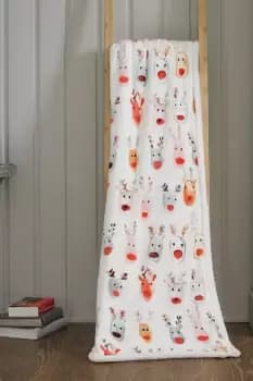Image of Reindeer Throw