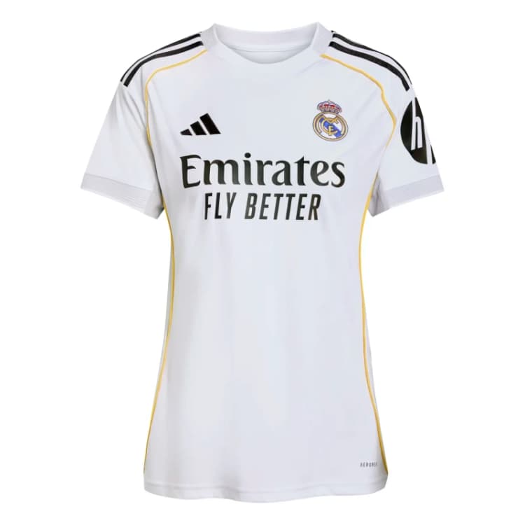 Image of Adidas Real Madrid Womens Home Shirt 2025/26 Blanc Female S JN8869