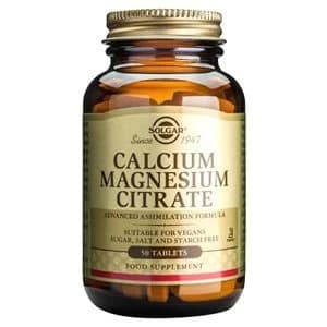 Image of Solgar Calcium Magnesium Citrate Tablets 50 tablets
