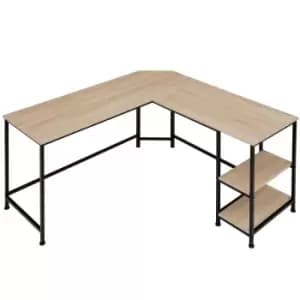 Image of TecTake Hamilton Desk - Light Brown