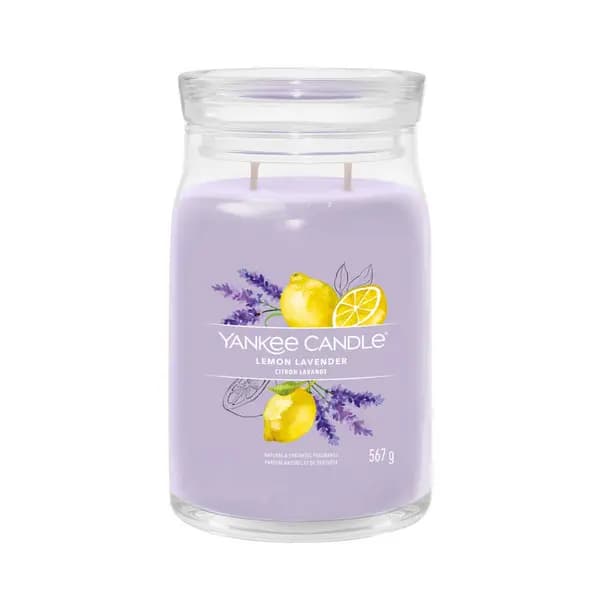 Image of Yankee Candle Lemon Lavender Scented Candle 567g