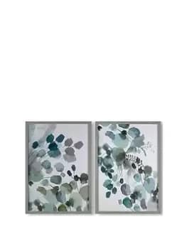 Image of Art For The Home Set Of 2 Sage Springs Framed Canvas