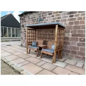 Image of Charles Taylor Grand Henley Twin Seat Arbour Grey