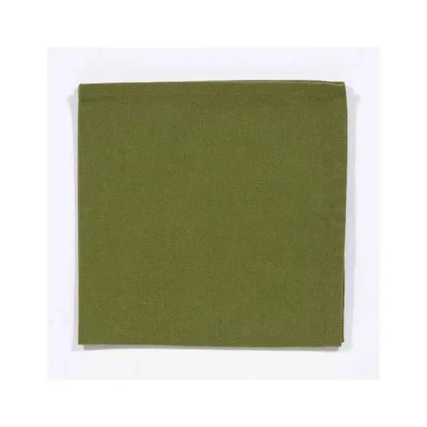 Image of Esselle Avon 100% Cotton Olive Colour Napkins, Set Of 2