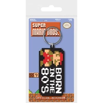 Image of Super Mario Bros. - Born In The 80's Keychain