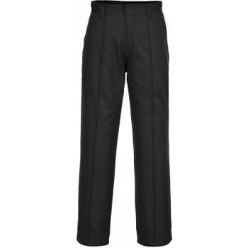 Image of Portwest - 2885 - Black Preston Mens Work Trousers with Side Pockets sz 28' Regular