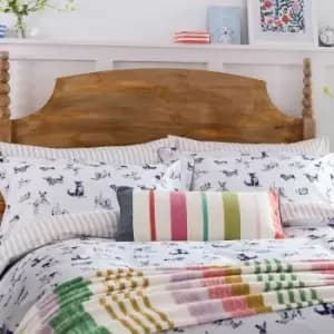Image of Joules Playful Dogs Single Duvet Cover Set, French Navy