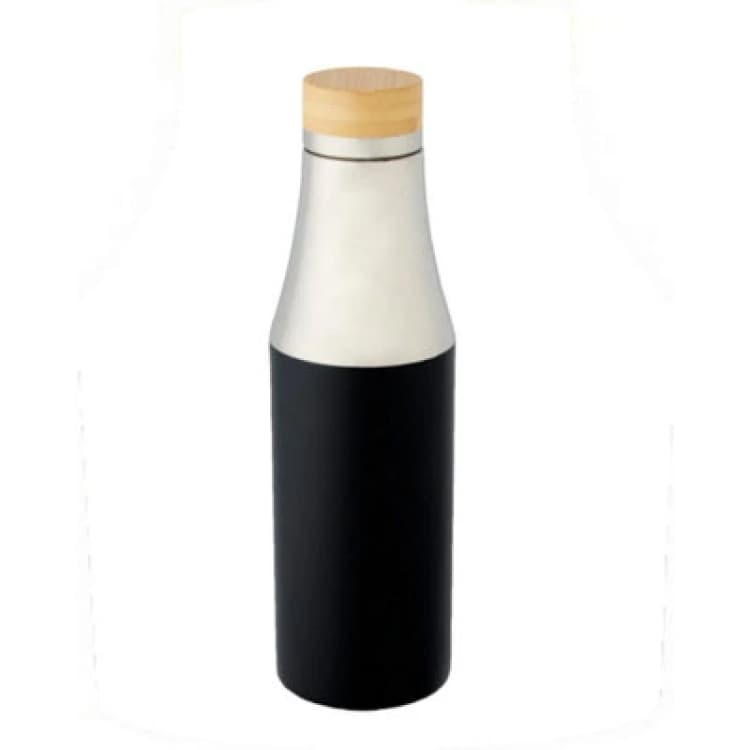 Image of Avenue Avenue Hulan Stainless Steel 540ml Water Bottle in Black One Size Unisex 5059958465275