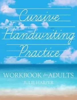 Image of Cursive Handwriting Practice Workbook for Adults by Julie Harper