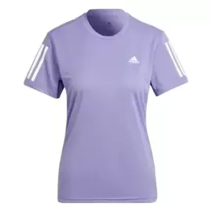 Image of adidas Own The Run T Shirt Womens - Purple