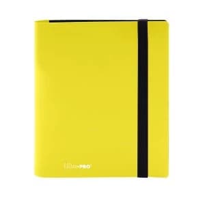 Image of Ultra Pro Eclipse 4-Pocket Pro-Binder - Lemon Yellow