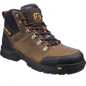 Image of Caterpillar Mens Framework Safety Boots Brown Size 8