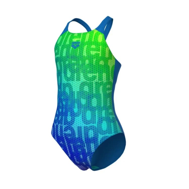 Image of One Piece swimsuit for girls Arena V Ba Bleu Female 10/11 ans
