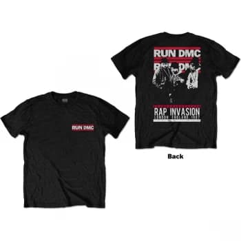 Image of Run DMC - Rap Invasion Unisex XX-Large T-Shirt - Black