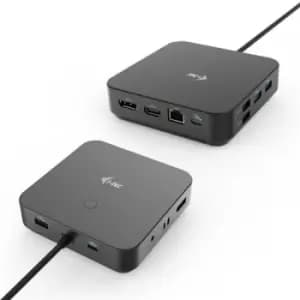 Image of i-tec USB-C HDMI Dual DP Docking Station with Power Delivery 100 W + Universal Charger 100 W