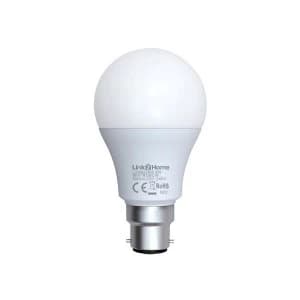 Image of Link2Home WiFi LED ES (E27) Opal GLS Dimmable Bulb, White + RGB 800 lm 9W