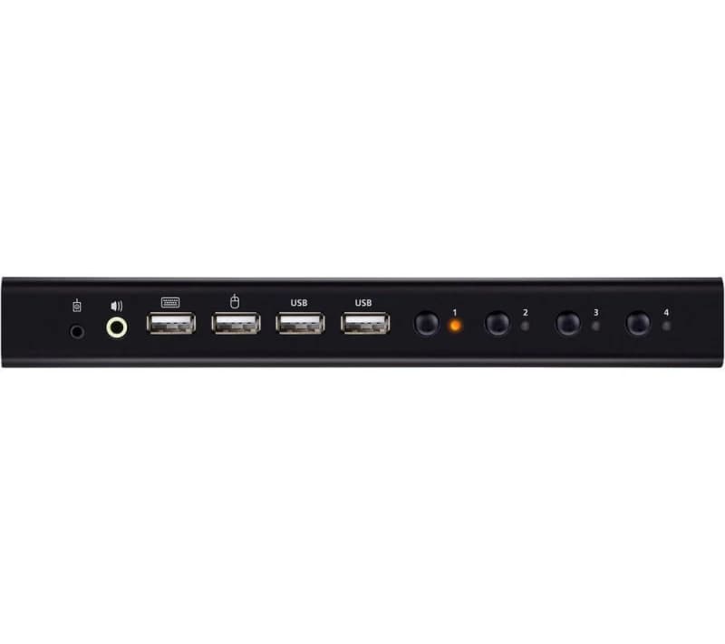Image of ATEN 4 PORT USB 4K HDMI KVMP SWITCH