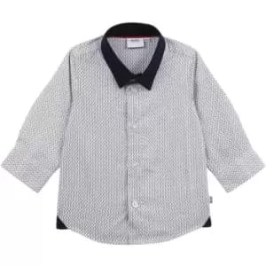 Image of Boss Long-sleeved Slim Fit Shirt - White