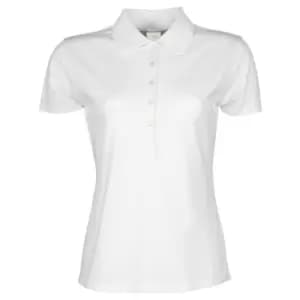 Image of Tee Jays Womens/Ladies Luxury Stretch Short Sleeve Polo Shirt (XL) (White)