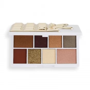 Image of Revolution I Heart Revolution Mini Chocolate Eye Shadow Palette - White Gold