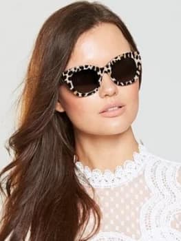 Image of kate spade new york Jalena Sunglasses Animal Print Print Women