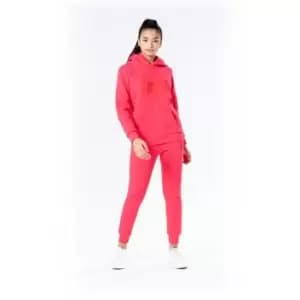 Image of Hype Script Tracksuit Junior Girls - Pink