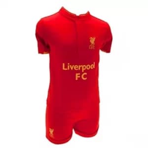 Image of Liverpool FC Shirt & Short Set 9/12 mths GD