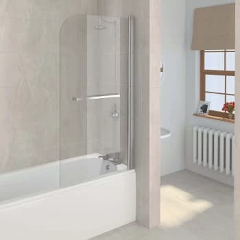 Image of Aqualux Aqua5 Bathscreen - 800 x 1500 x 5mm