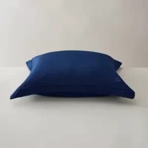 Image of Ted Baker 250 Thread Count Plain Dye Square Oxford Pillowcase, Navy