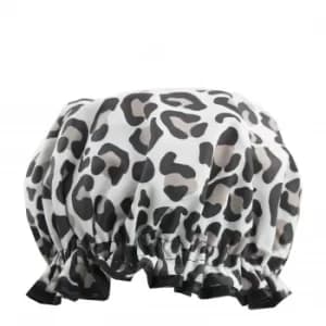 Image of The Vintage Cosmetic Company Shower Cap Leopard Print