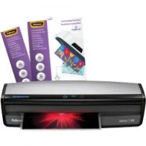 Image of Fellowes Laminator Jupiter 2 A3 Grey Black 200 Pouches Free