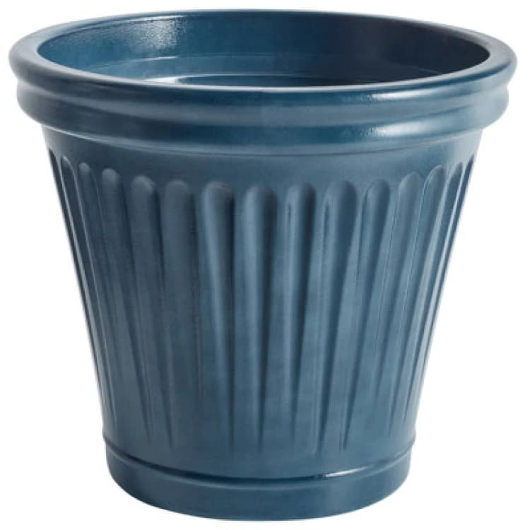 Image of Beliani Plant Pot Maize 43cm Blue